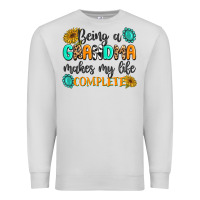 Dove Grey Being a Grandma Makes My Life Complete Premium Sweatshirt - MaliasSmallBusiness