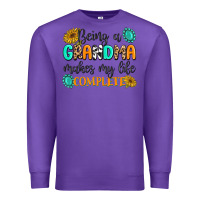 Purple Being a Grandma Makes My Life Complete Premium Sweatshirt - MaliasSmallBusiness