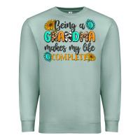 Seafoam Being a Grandma Makes My Life Complete Premium Sweatshirt - MaliasSmallBusiness