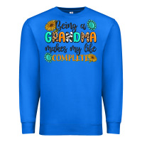 True Royal Being a Grandma Makes My Life Complete Premium Sweatshirt - MaliasSmallBusiness