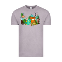 Vintage Zinc dinosaur coffee cups Vintage Tee - AdoDesignShop