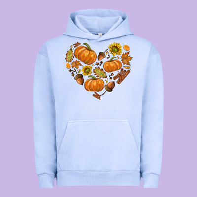 Fall Heart Urban Hoodie Designed By Texasbilliewilder