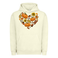 Pigment Pistachio Fall Heart Urban Hoodie - texasbilliewilder