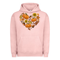 Pigment Salmon Fall Heart Urban Hoodie - texasbilliewilder