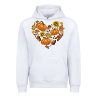White Fall Heart Urban Hoodie - texasbilliewilder