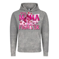 Cloud Rock My Mama Is a Fighter with Ribbon Vintage Hoodie - texasbilliewilder
