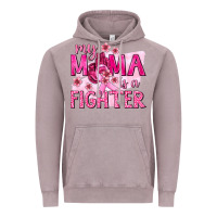 My Mama Is A Fighter With Ribbon Vintage Hoodie | Teevron