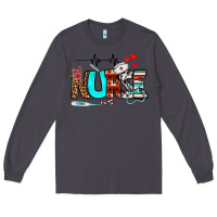 Smoke western nurse Long Sleeve Tee - BundleAndBundleShop