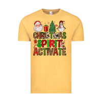 Vintage Mustard christmas spirit activate Vintage Tee - FaDigitalArtStudio