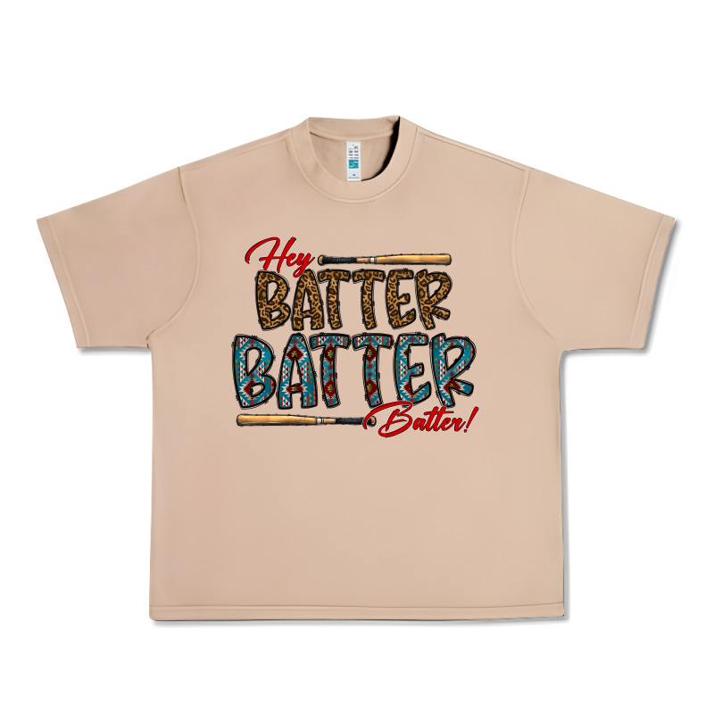 Hey Batter Batter Batter Urban Heavy Tee by CowhideDigitalArt | Teevron