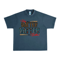 Midnight Navy hey batter batter batter Urban Heavy Tee - CowhideDigitalArt