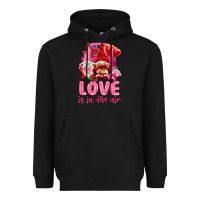 Black love is in the air with gnomies Heavyweight Hoodie - NancyCooperArtShop
