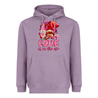 Lavender love is in the air with gnomies Heavyweight Hoodie - NancyCooperArtShop