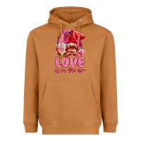 Meerkat love is in the air with gnomies Heavyweight Hoodie - NancyCooperArtShop