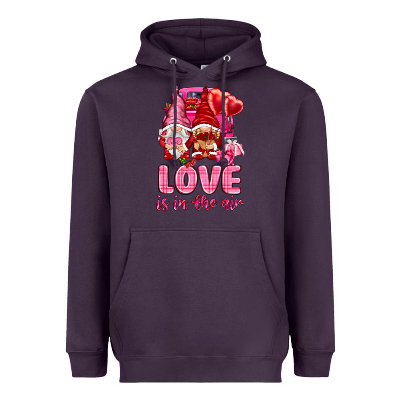 Love Is In The Air With Gnomies Heavyweight Hoodie by NancyCooperArtShop | Teevron