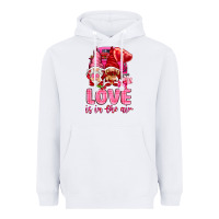 White love is in the air with gnomies Heavyweight Hoodie - NancyCooperArtShop