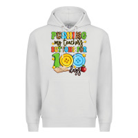 Dove Grey pushing my teacher's buttons for 100 days Premium Hoodie - Artiststas