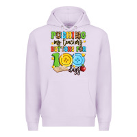 Lilac pushing my teacher's buttons for 100 days Premium Hoodie - Artiststas