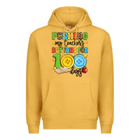 Mustard pushing my teacher's buttons for 100 days Premium Hoodie - Artiststas
