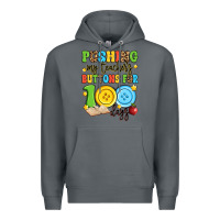 Rock pushing my teacher's buttons for 100 days Premium Hoodie - Artiststas