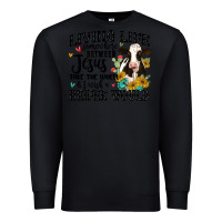 Black living life somewhere between jesus take the wheel Premium Sweatshirt - MaliasSmallBusiness
