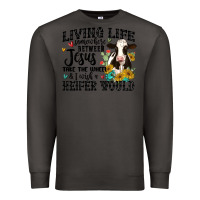 Smoke living life somewhere between jesus take the wheel Premium Sweatshirt - MaliasSmallBusiness
