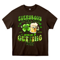 Chocolate Brown everybody in the pub getting tipsy artiststas Heavy Core Tee - Artiststas