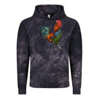 Cloud Black rooster Vintage Hoodie - RanaPortraitStore