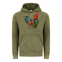 Vintage Olive rooster Vintage Hoodie - RanaPortraitStore