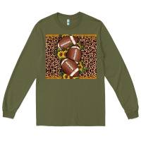 Army Green American football Long Sleeve Tee - JahusDesignShop