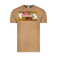 Vintage Camel america map sunflower license plate Vintage Tee - HRA Design Shop