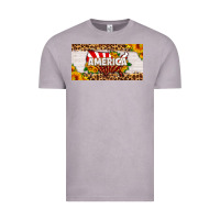 Vintage Zinc america map sunflower license plate Vintage Tee - HRA Design Shop