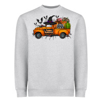 Happy Halloween Truck Heavyweight Sweatshirt | Teevron