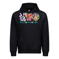 Black Peace love Easter Urban Hoodie - NancyCooperArtShop
