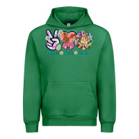 Emerald Peace love Easter Urban Hoodie - NancyCooperArtShop