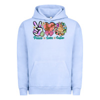 Pigment Grape Ice Peace love Easter Urban Hoodie - NancyCooperArtShop