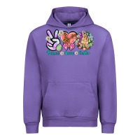 Tulip Peace love Easter Urban Hoodie - NancyCooperArtShop