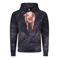 Cloud Black pig Vintage Hoodie - RanaPortraitStore