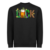 Black St. Patrick's Day luck beer Heavyweight Sweatshirt - Neo Western