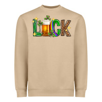 Mushroom St. Patrick's Day luck beer Heavyweight Sweatshirt - Neo Western