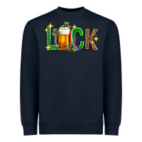 Navy St. Patrick's Day luck beer Heavyweight Sweatshirt - Neo Western