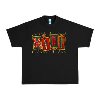 Black mini christmas Urban Heavy Tee - FaDigitalArtStudio