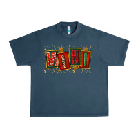 Midnight Navy mini christmas Urban Heavy Tee - FaDigitalArtStudio