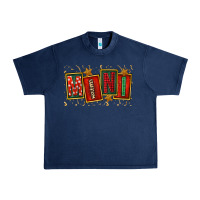 Navy mini christmas Urban Heavy Tee - FaDigitalArtStudio