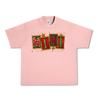 Salmon mini christmas Urban Heavy Tee - FaDigitalArtStudio