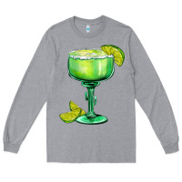 Heather Grey mexican margarita Long Sleeve Tee - AdoDesignShop
