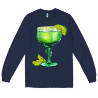 Navy mexican margarita Long Sleeve Tee - AdoDesignShop
