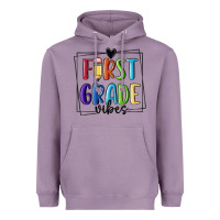 Lavender 1st grade vibes Heavyweight Hoodie - MaliasSmallBusiness