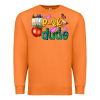 Carrot pre k school pencil dude Premium Sweatshirt - NancyCooperArtShop