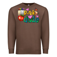 Chestnut pre k school pencil dude Premium Sweatshirt - NancyCooperArtShop